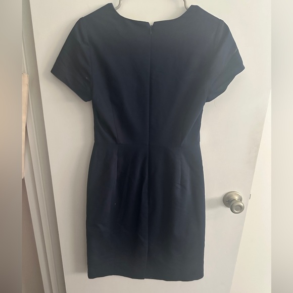 J. Crew Factory Navy Shift Work Dress - Picture 4 of 4